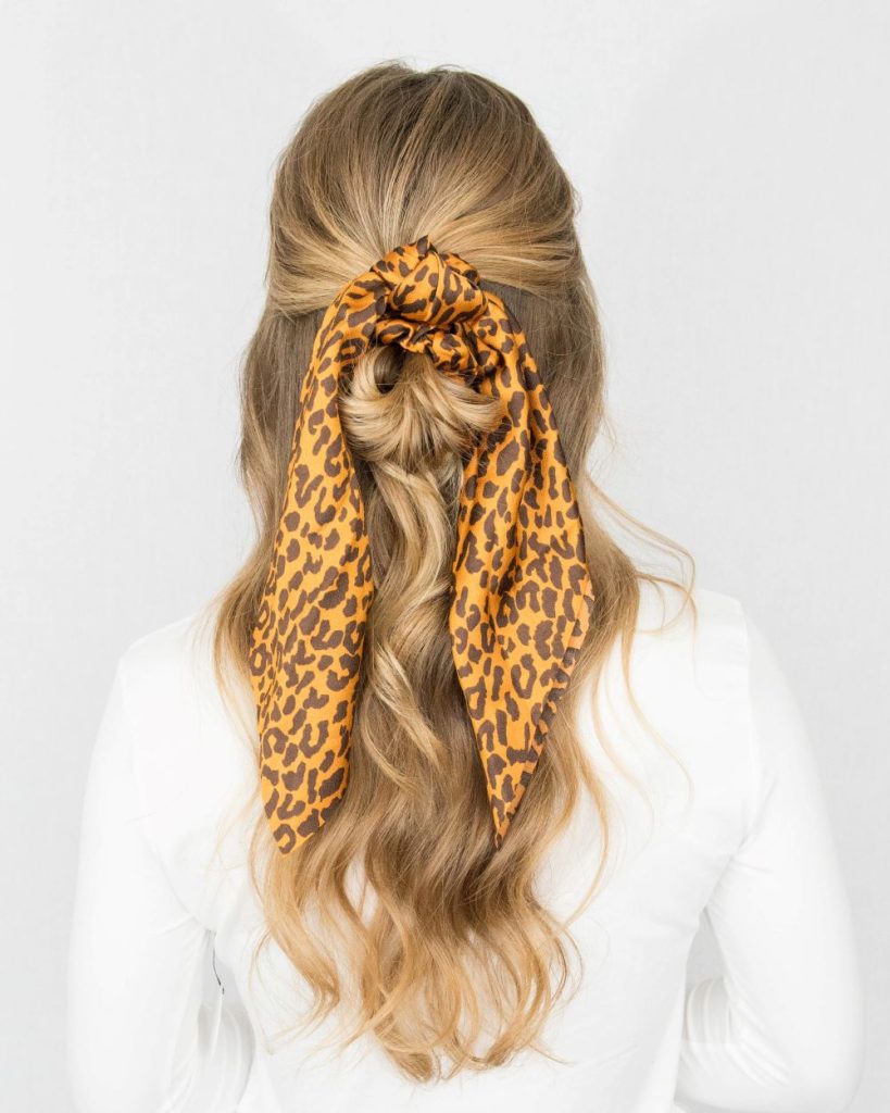 Silk Scarf as Neck Tie