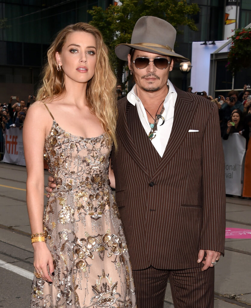Amber Heard with Johnny Depp