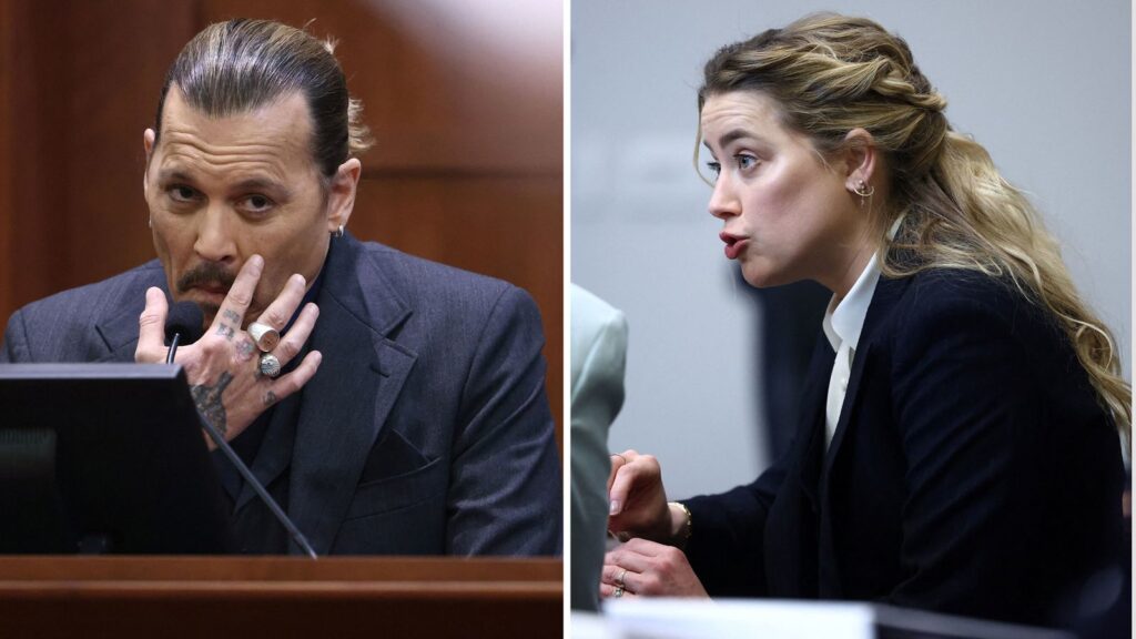 Amber Heard and Johnny Depp- Trial