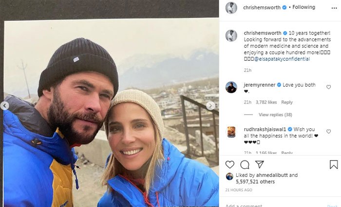 Chris Hemsworth Wife