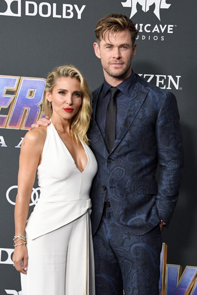 Chris Hemsworth with his Wife Elsa Pataky