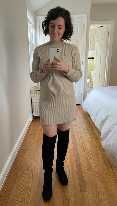 Long Sleeve Winter Dress - Sweater
